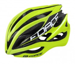 FORCE SAURUS přilba, fluo-černá
