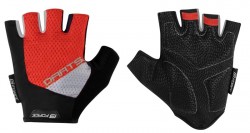 FORCE DARTS gel rukavice bez zapínání, červeno-šedé 