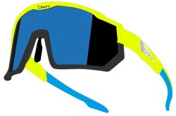 Brýle Force DRIFT fluo-černé,modrá kontrast. revo skla