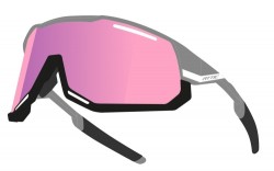 Brýle FORCE ATTIC šedo-černé, růžová kontrast.skla