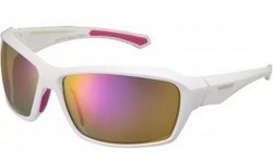 Brýle Shimano S22X bílá/Pink, skla kouřová červená