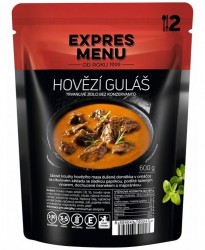Expres Menu - jídlo na cesty - Hovězí guláš 600g/2porce