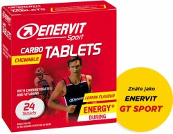 ENERVIT CARBO TABLETS box, energy tablet,citron