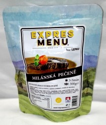 Expres Menu - jídlo na cesty - Milánská hovězí pečeně 300g/1porce