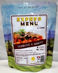 Expres Menu - jídlo na cesty - Vepřové maso s mrkví 300g/1porce
