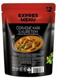 Expres Menu - Červené kari s kuřetem 600g/2porce