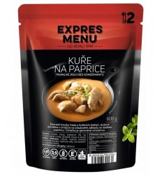 Expres Menu - jídlo na cesty - Kuře na paprice 600g/2porce