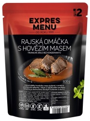 Expres Menu - jídlo na cesty - Rajská omáčka s hovězím 600g/2porce