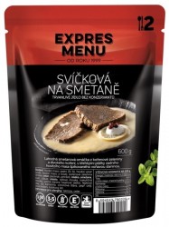 Expres Menu - jídlo na cesty - Svíčková na smetaně 600g/2porce