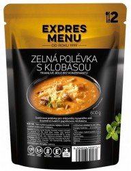 Expres Menu - jídlo na cesty - Zelná polévka s klobásou 600g/2porce